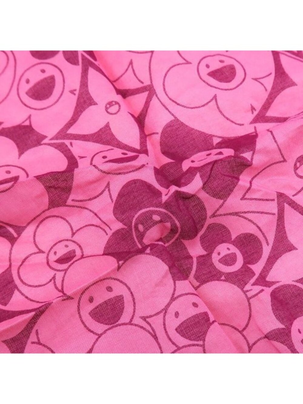 Louis Vuitton Bandana Scarf Cotton Pink - Picture 8 of 9